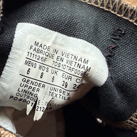 Chuck Taylor Converse Dragon Low Top Sneaker Brown With Black Laces M6W8 - Picture 11 of 11